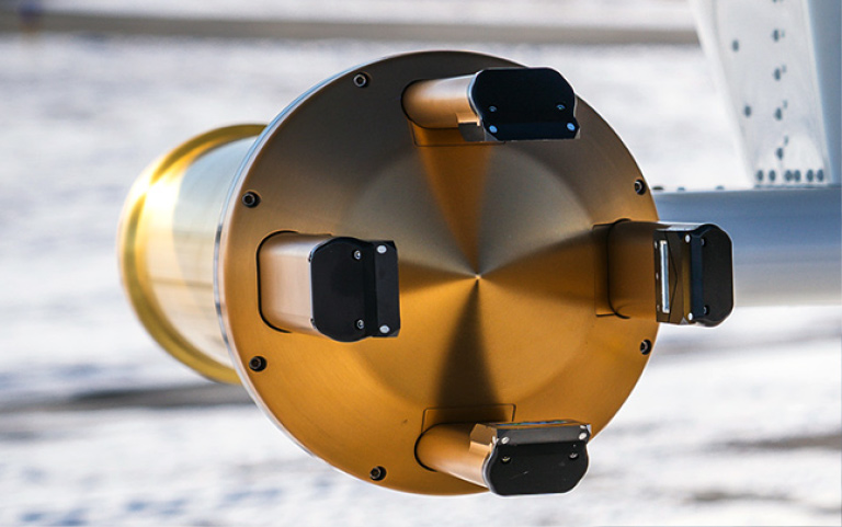 Close up of a HVPS-4 – High Volume Precipitation Spectrometer, a SPEC aircraft research instrumentation product